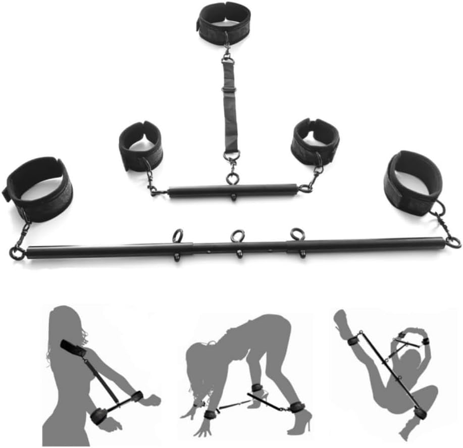 NightPivot Spreader Bar Set, Swivel Cuffs & Collar