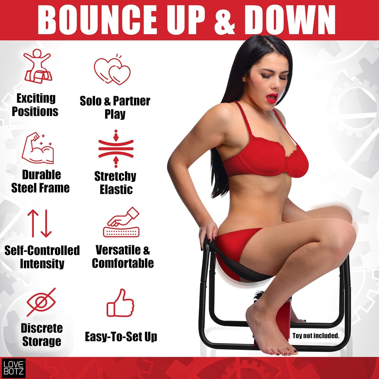 Bangin Bench Extreme Sex Stool Kinky Furniture for Couples BDSM Play Stool 1 Count