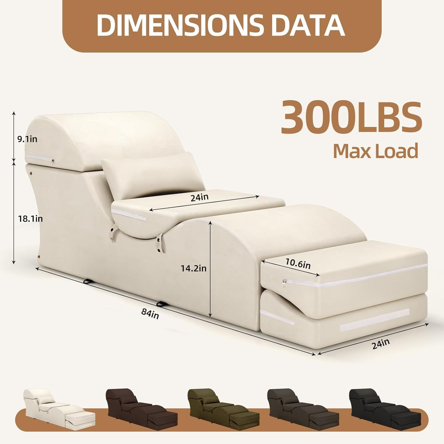 MoonForm Microvelvet 2-in-1 Sex Chaise Lounge