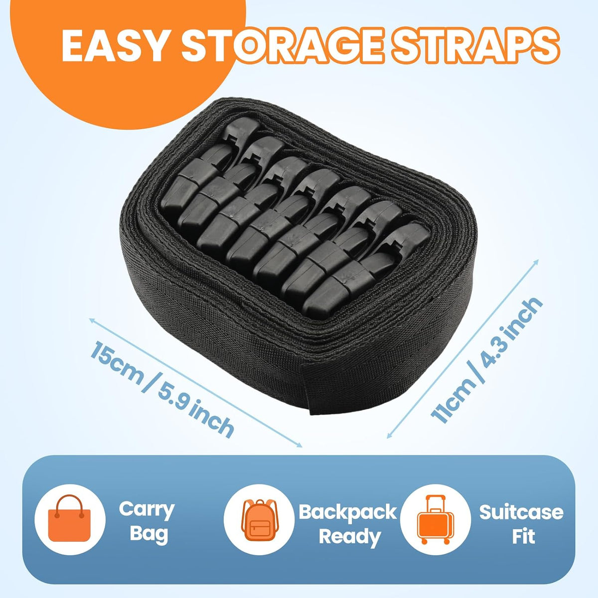 SilkTension 7-Piece Nylon Bondage Strap Restraint Set for Couples