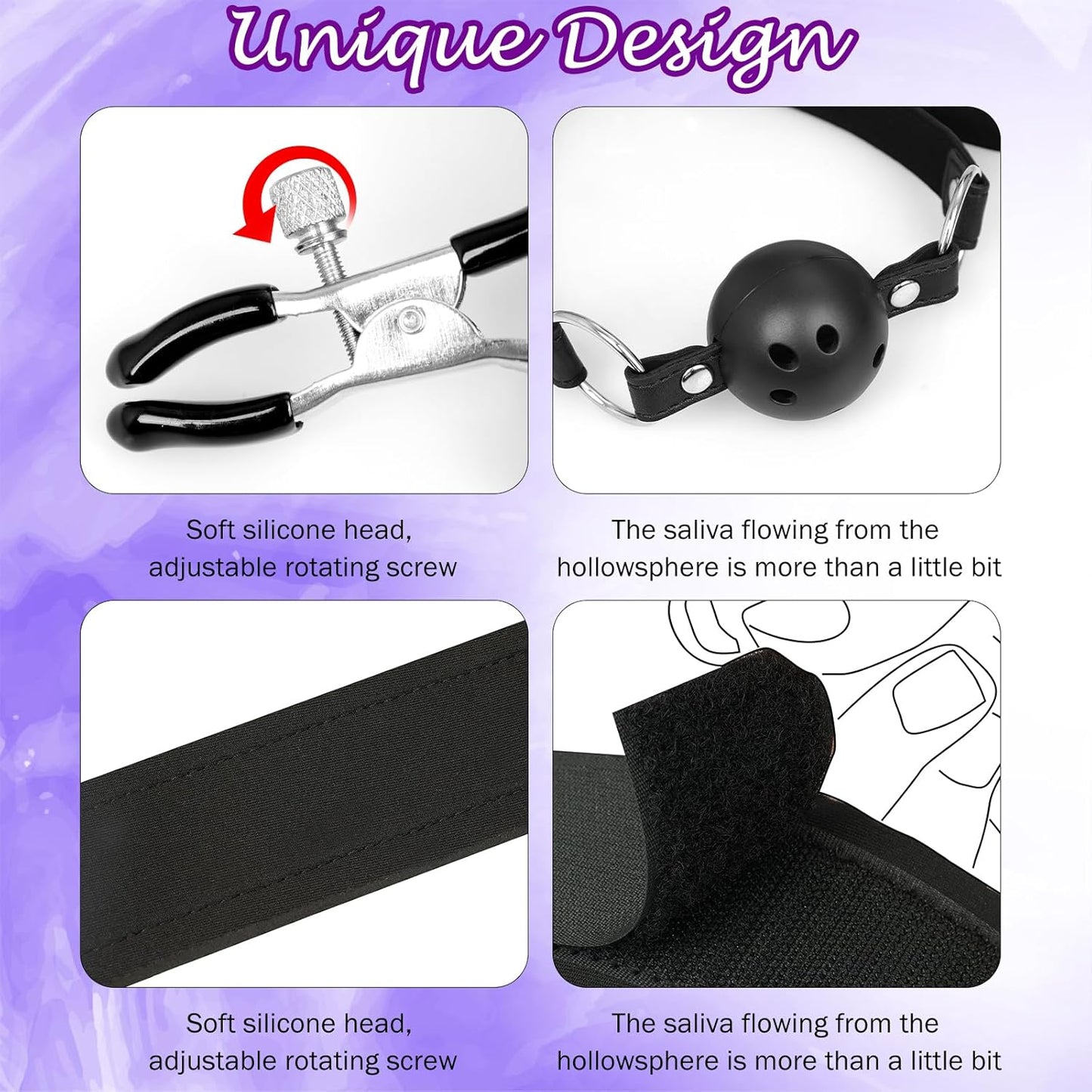 DarkPulse BDSM Bondage Restraint Anal Plug Kit