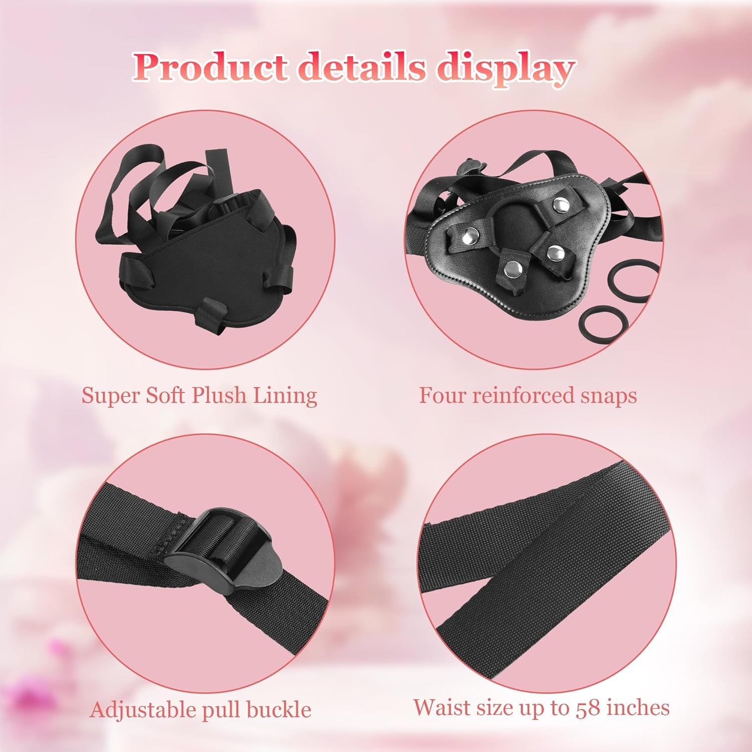 SoftCurve Strap-On Dildo | 7" Liquid Silicone, 3 Rings