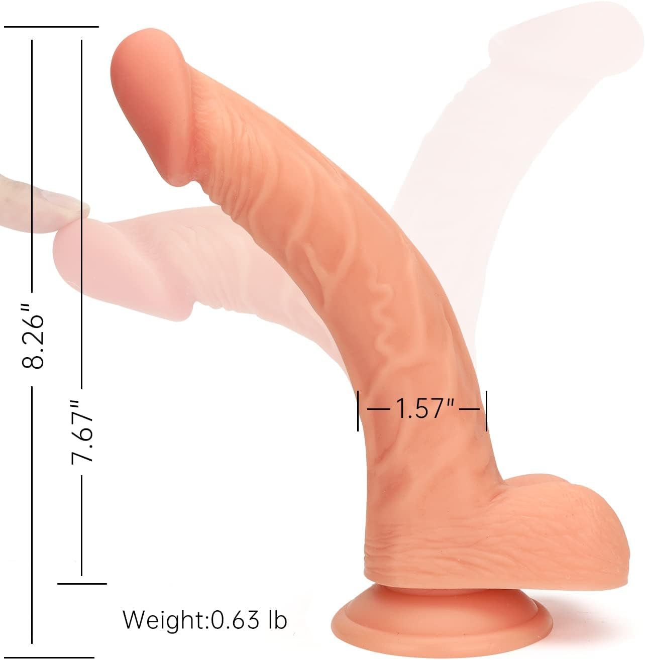 RealBond Realistic Strap-On Dildo | Removable, Adjustable Fit