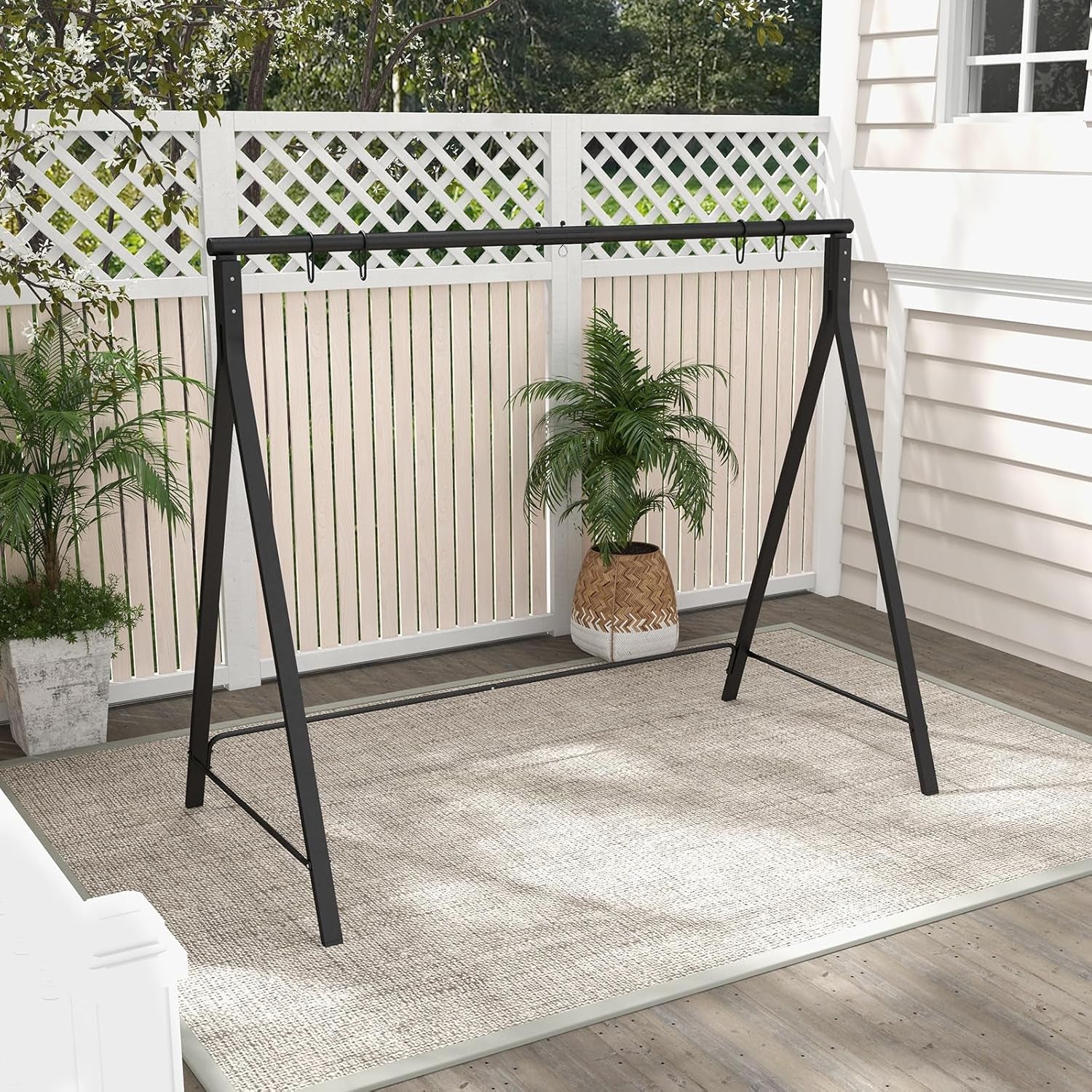 ViceAtlas Sex Swing Stand | 4-Ring Metal A-Frame