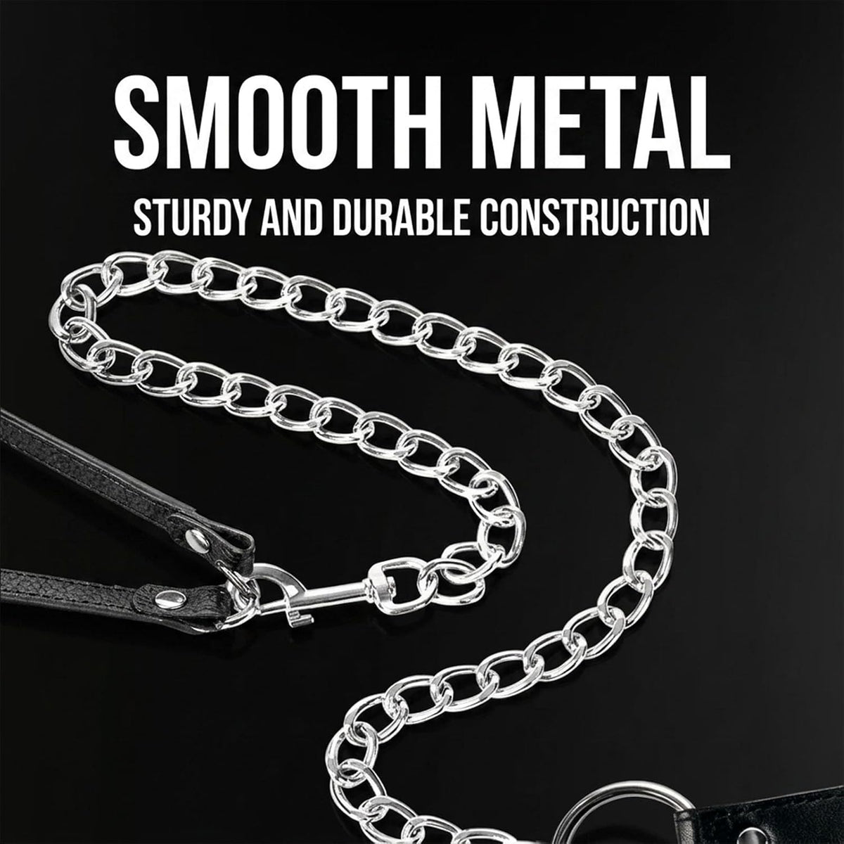 ThrallRein CBT Harness with Chain Leash