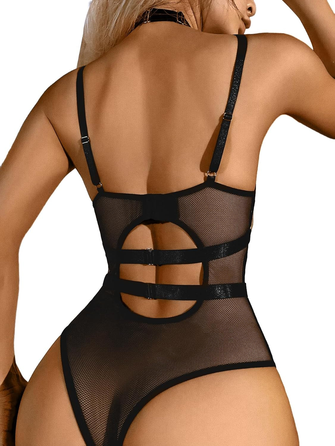 DuskCage Underwire Harness Lingerie Set