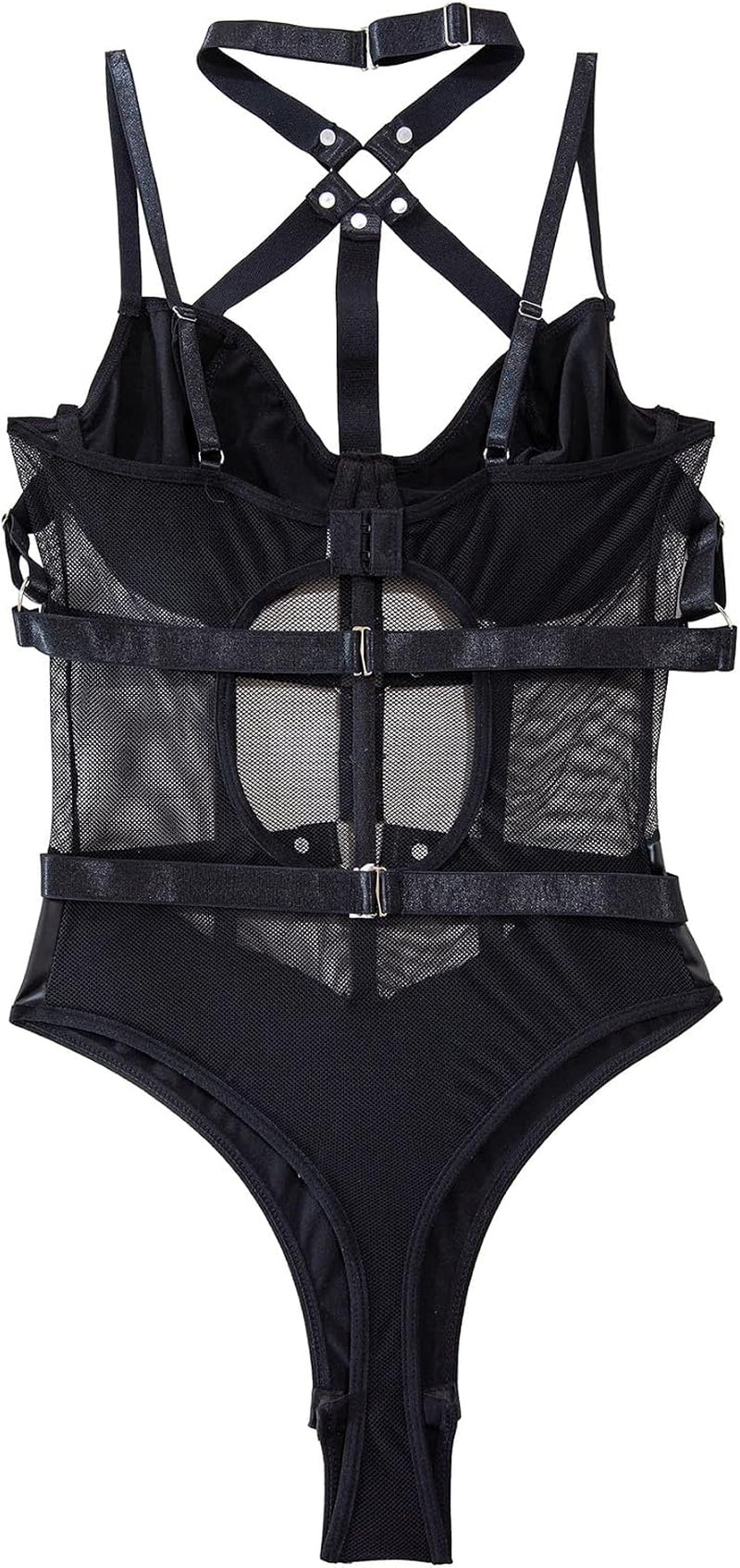 DuskCage Underwire Harness Lingerie Set
