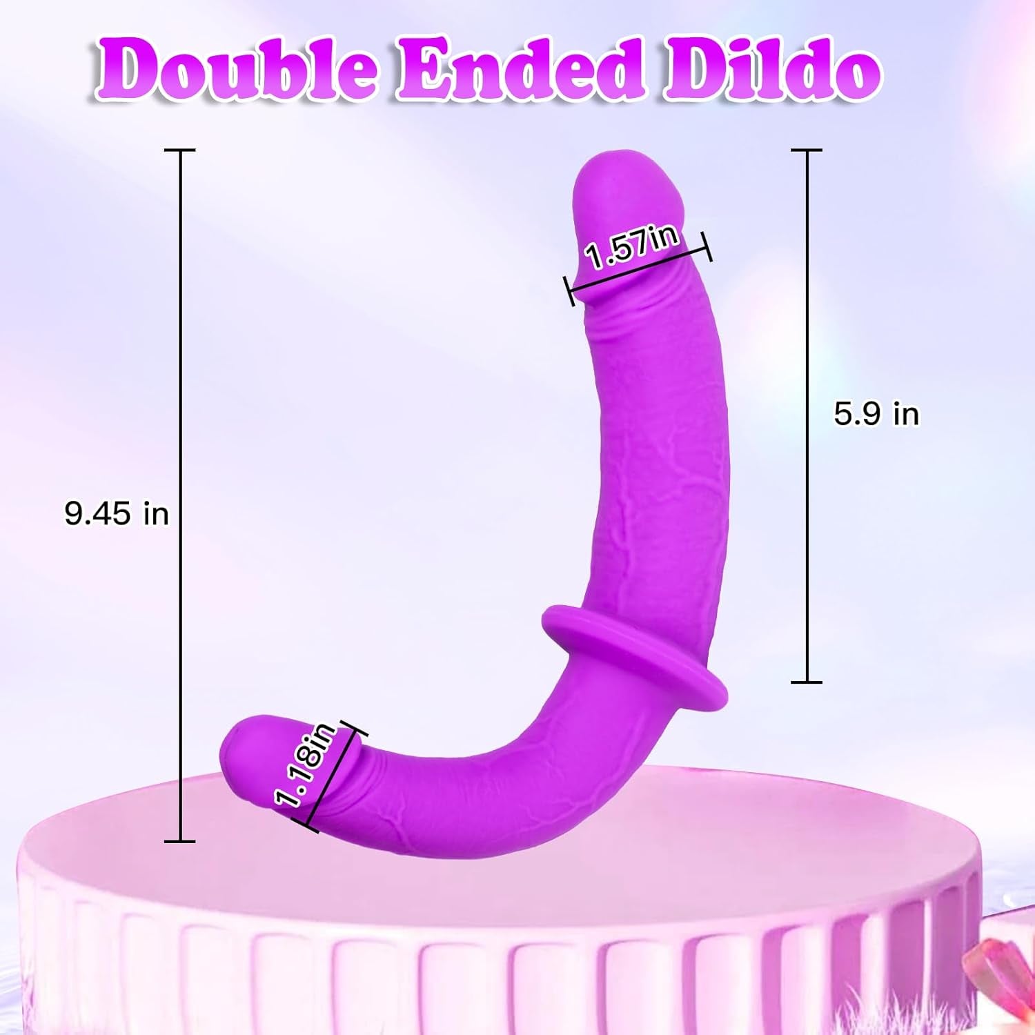 TwinFantasy Double-Ended Strap-On Dildo | Detachable Harness