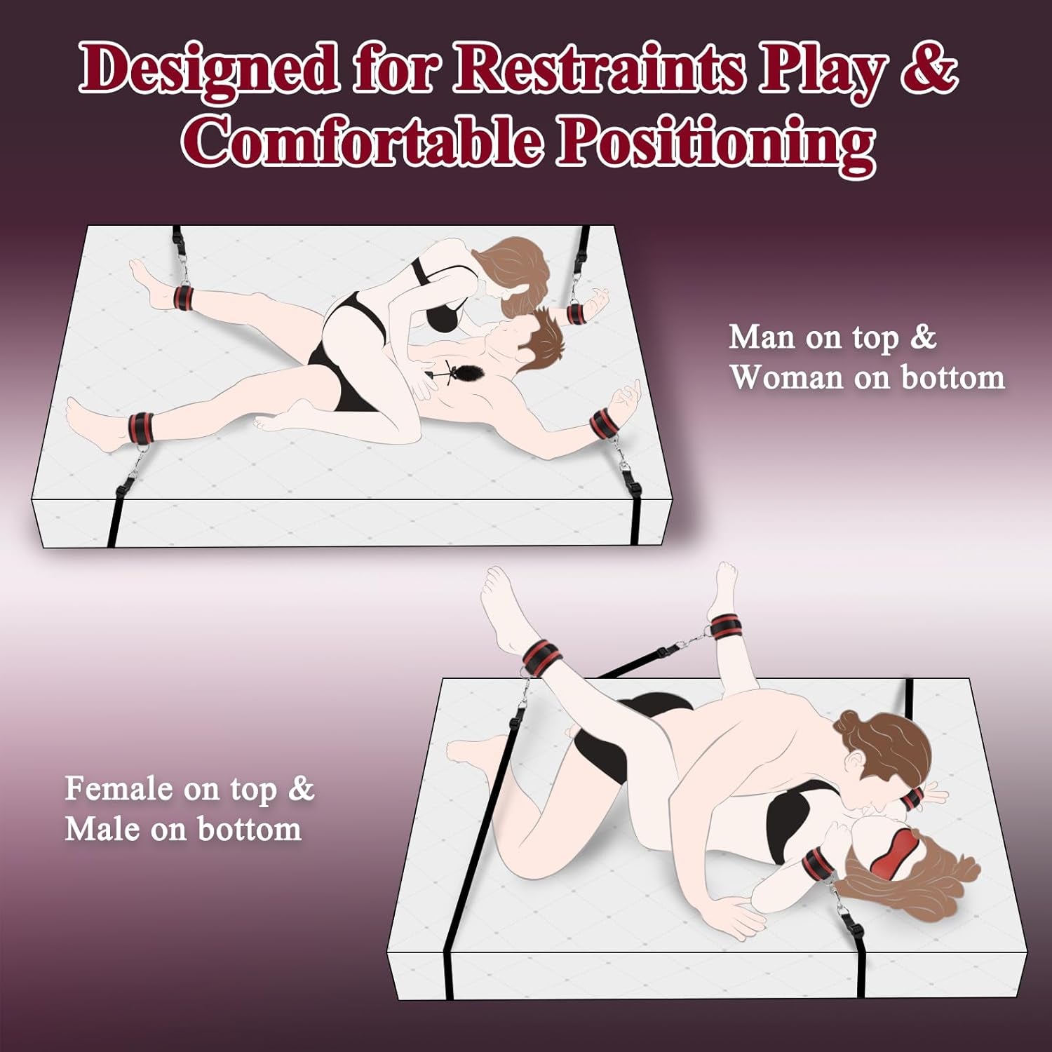 ViceLoop BDSM Bed Restraint Kit