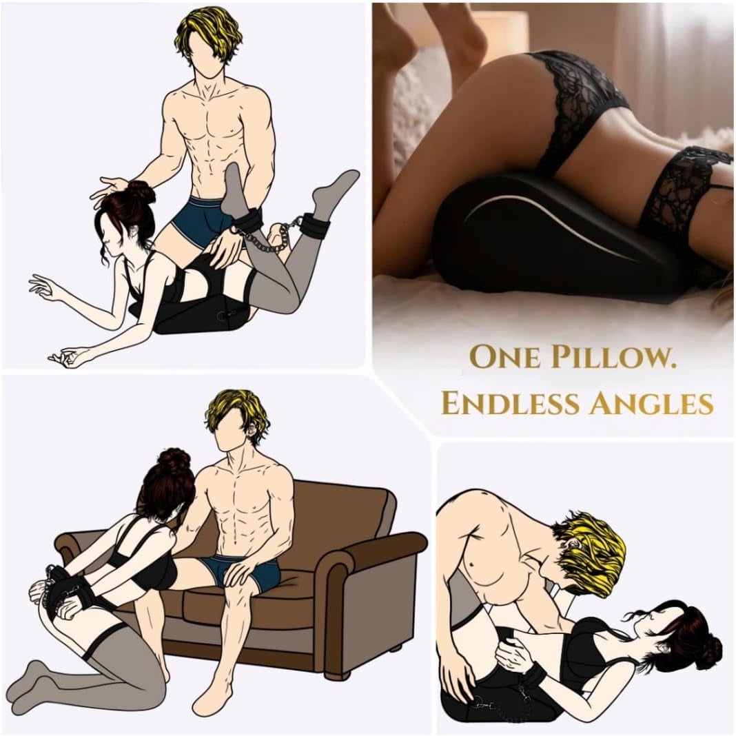 ShadowLift BDSM Sex Position Pillow with Cuffs