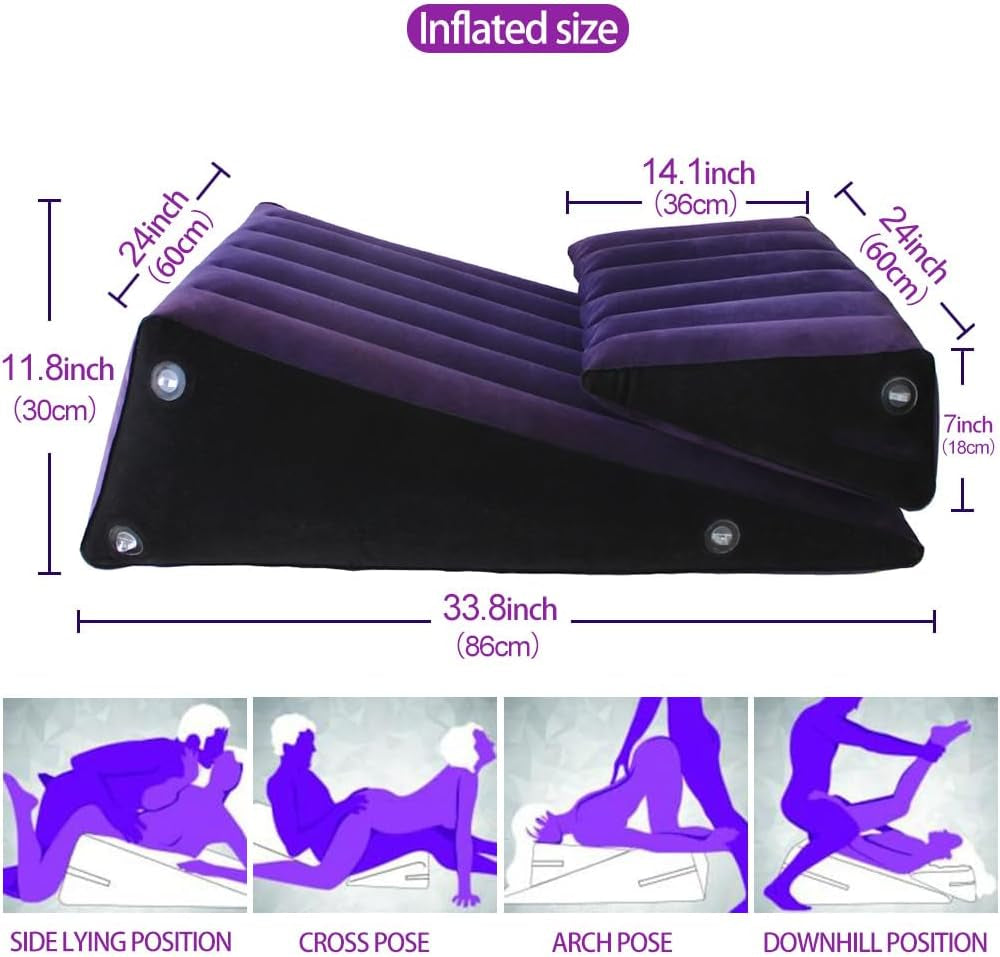 LustForm Inflatable Sex Wedge Sofa BDSM Set