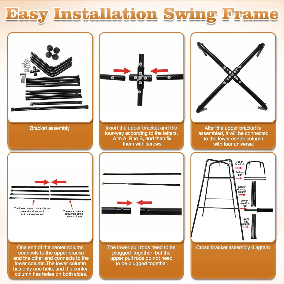 NightCradle Freestanding Sex Swing Stand with Adjustable Padded Sling