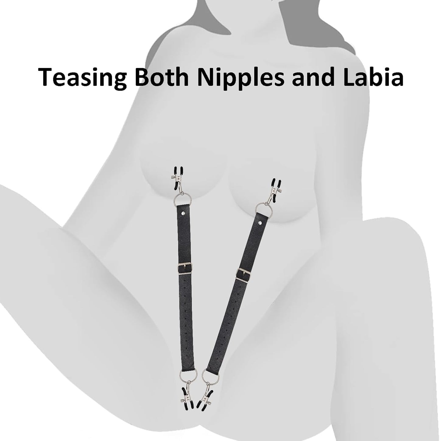 TeaseTension Labia & Nipple BDSM Clamp Set