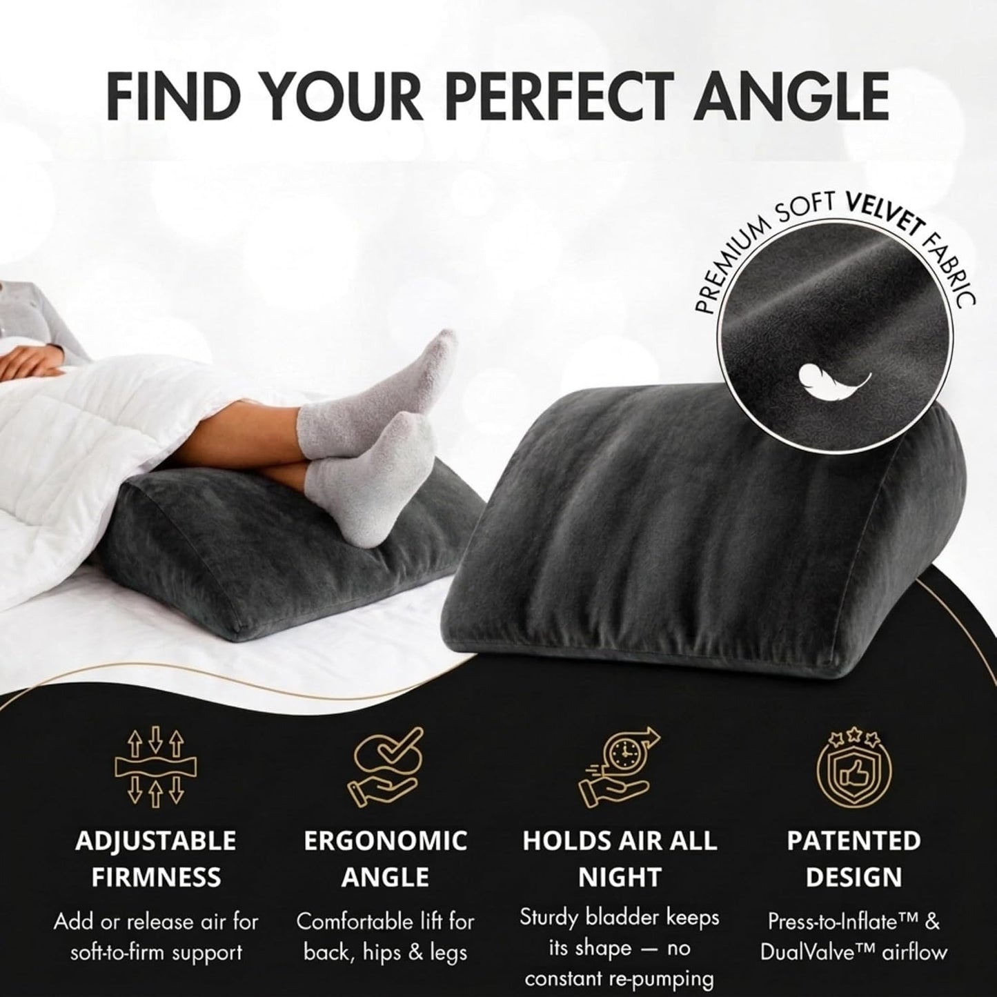 NightPoise Sex Position Wedge Pillow for Couples