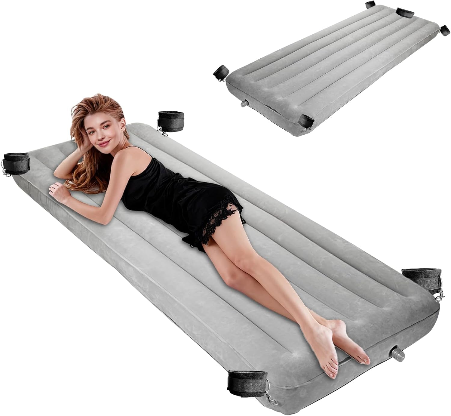 NightPulse Auto-Inflating BDSM Sex Bed with Built-in Pump