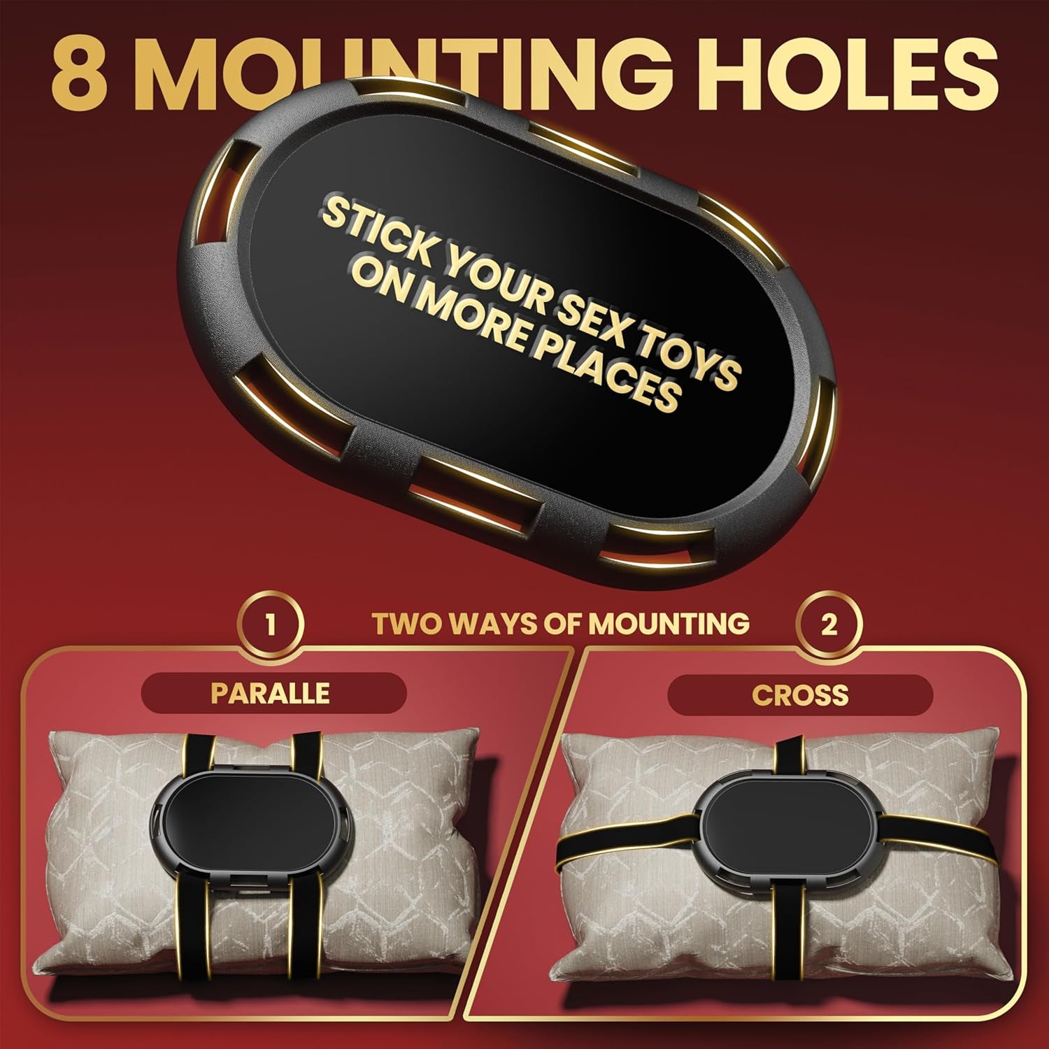MoonMount Hands-Free Dildo Mount Pillow