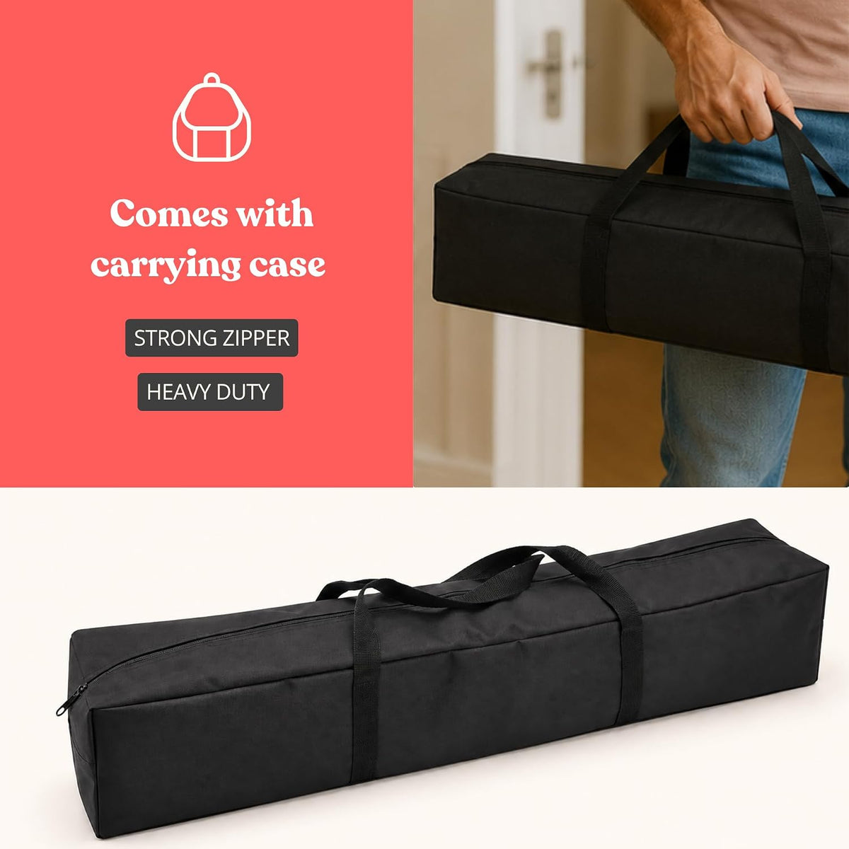 ScarletVeil Portable Glory Hole Kit for Doorways with Mask and Case