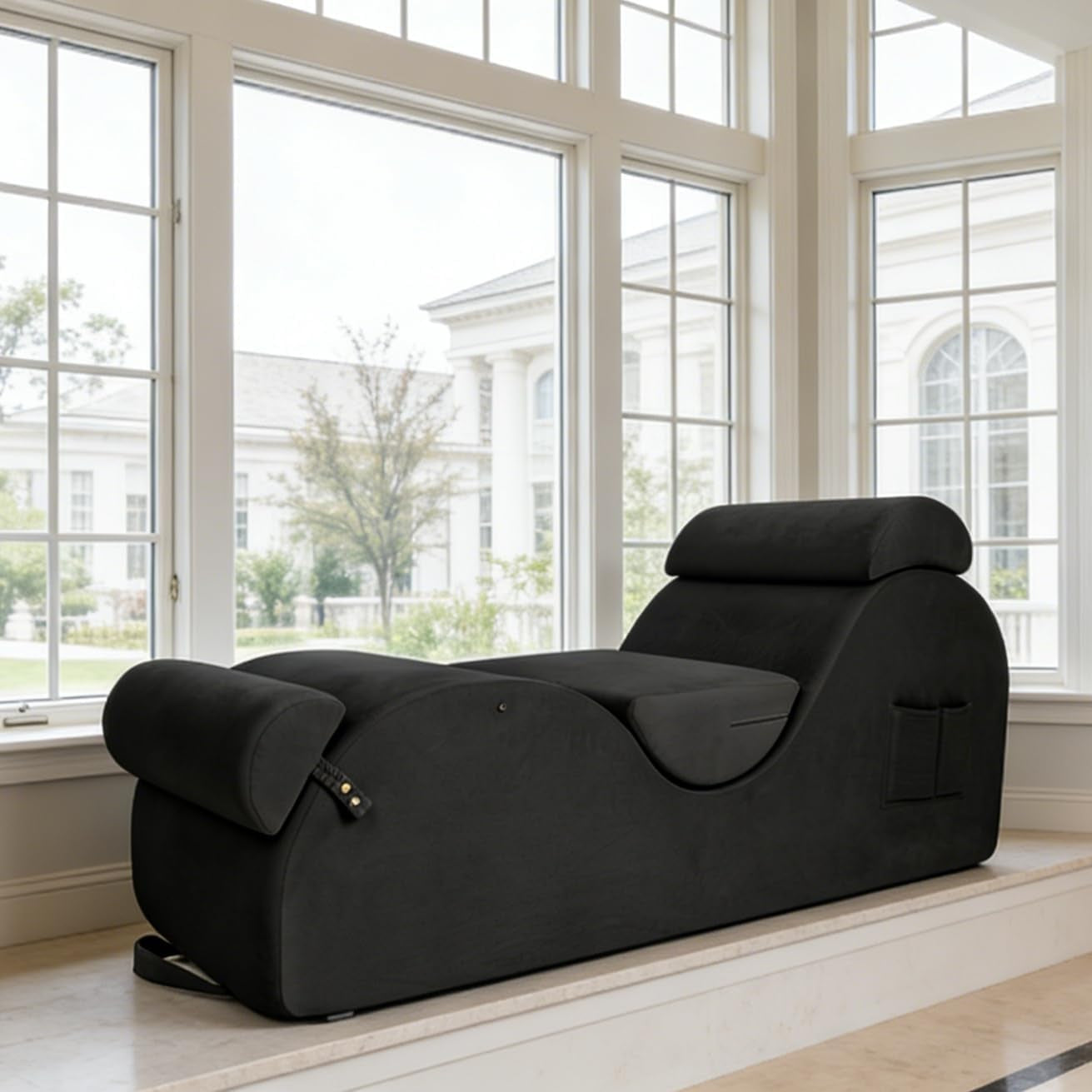 VelvetReverie Large Velvet Sex Chaise Lounge