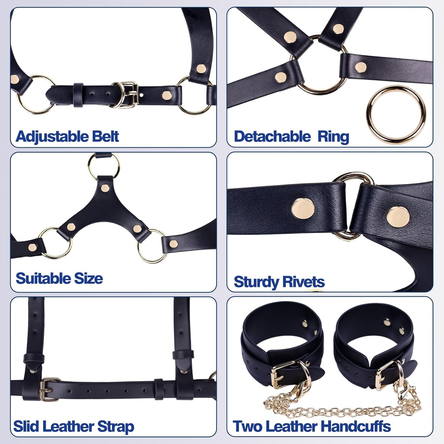 DarkCurve BDSM Harness Restraint Kit