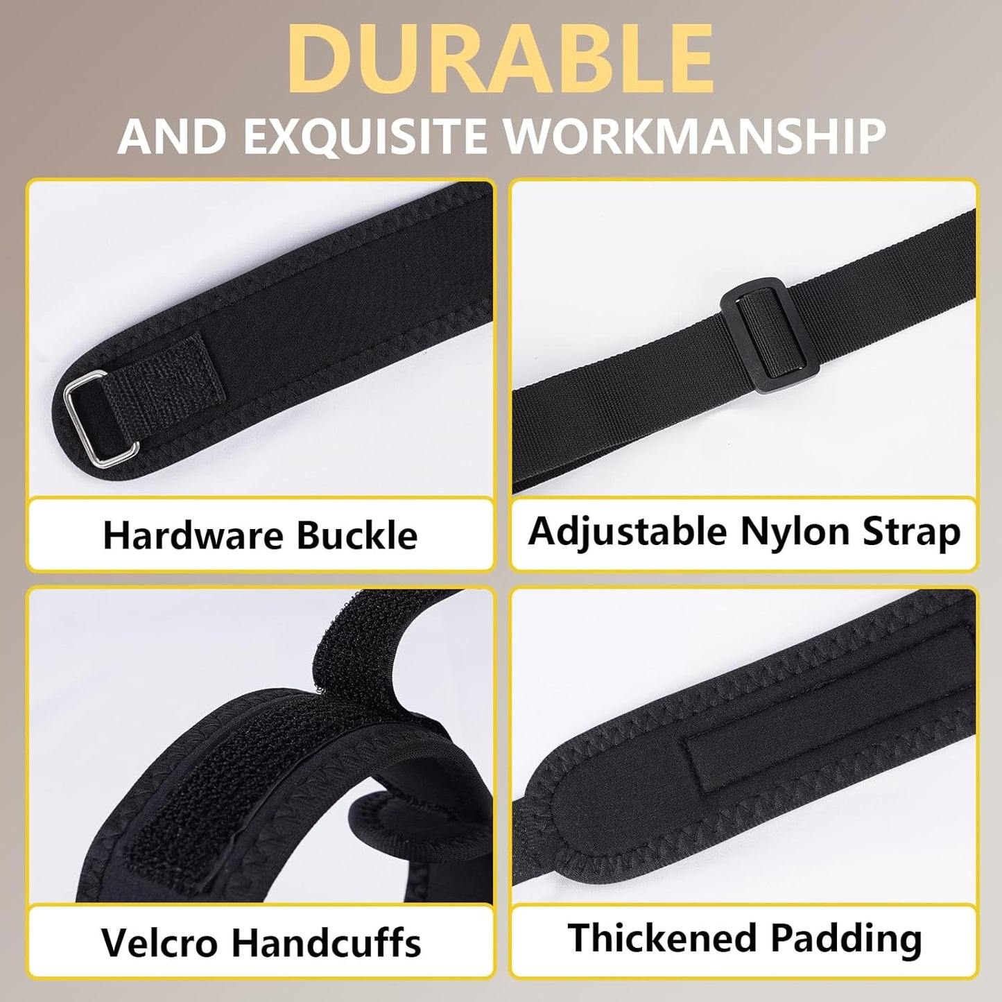 NoirSubmission Neck to Wrist & Gag BDSM Restraint Set