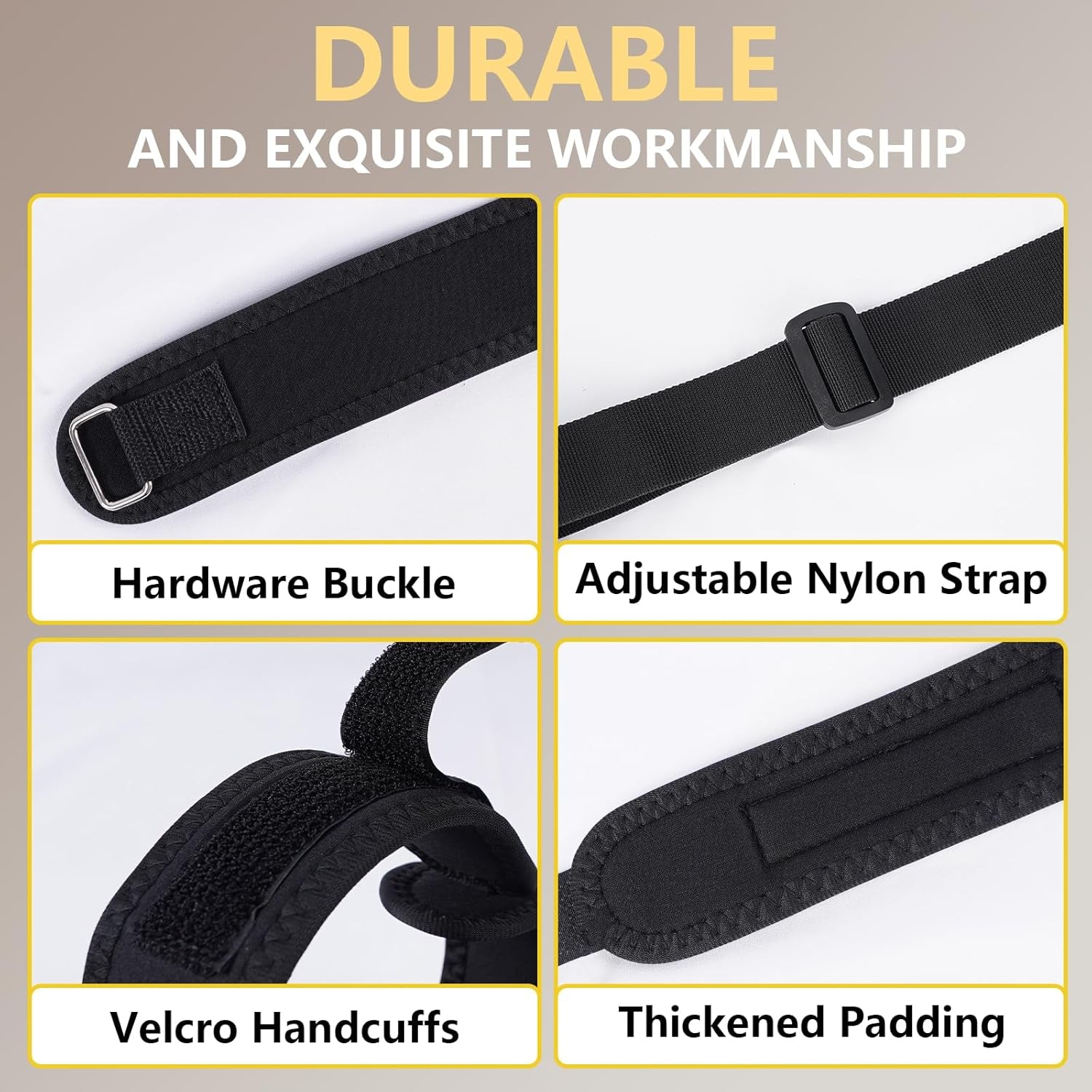 NoirSubmission Neck to Wrist & Gag BDSM Restraint Set