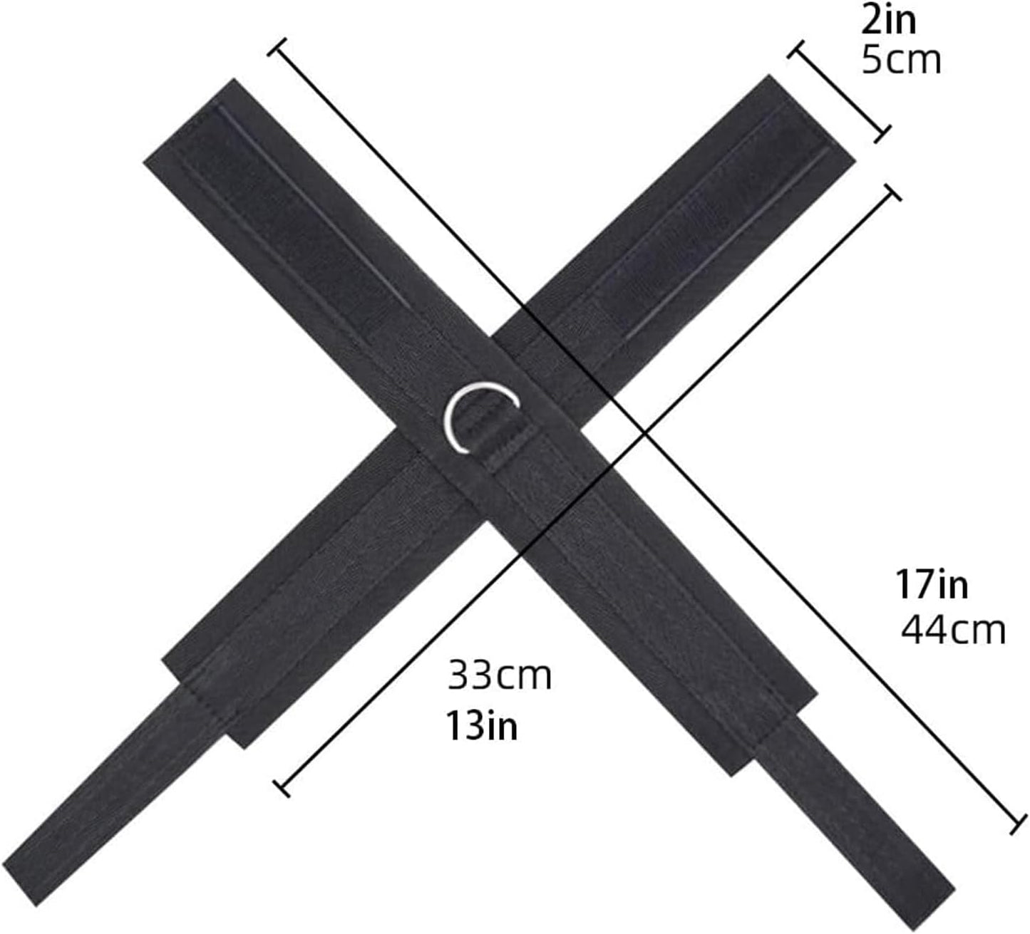 CrossFire  Cross Bondage Cuffs – Adjustable Restraint Set