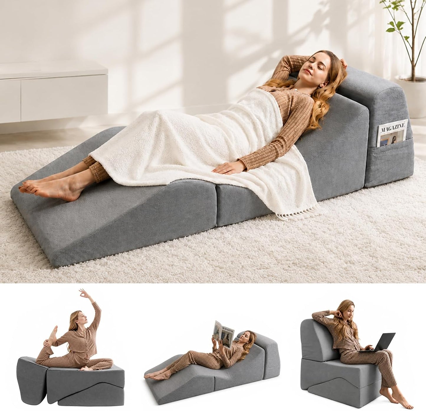 ZeroGravity 3-in-1 Convertible Sex Chaise Lounge