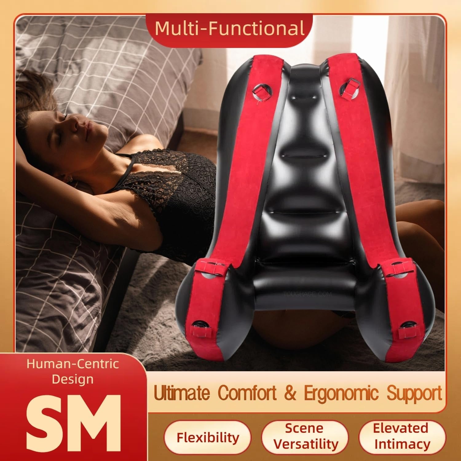 DuskDescent Inflatable Sex Sofa for Couples