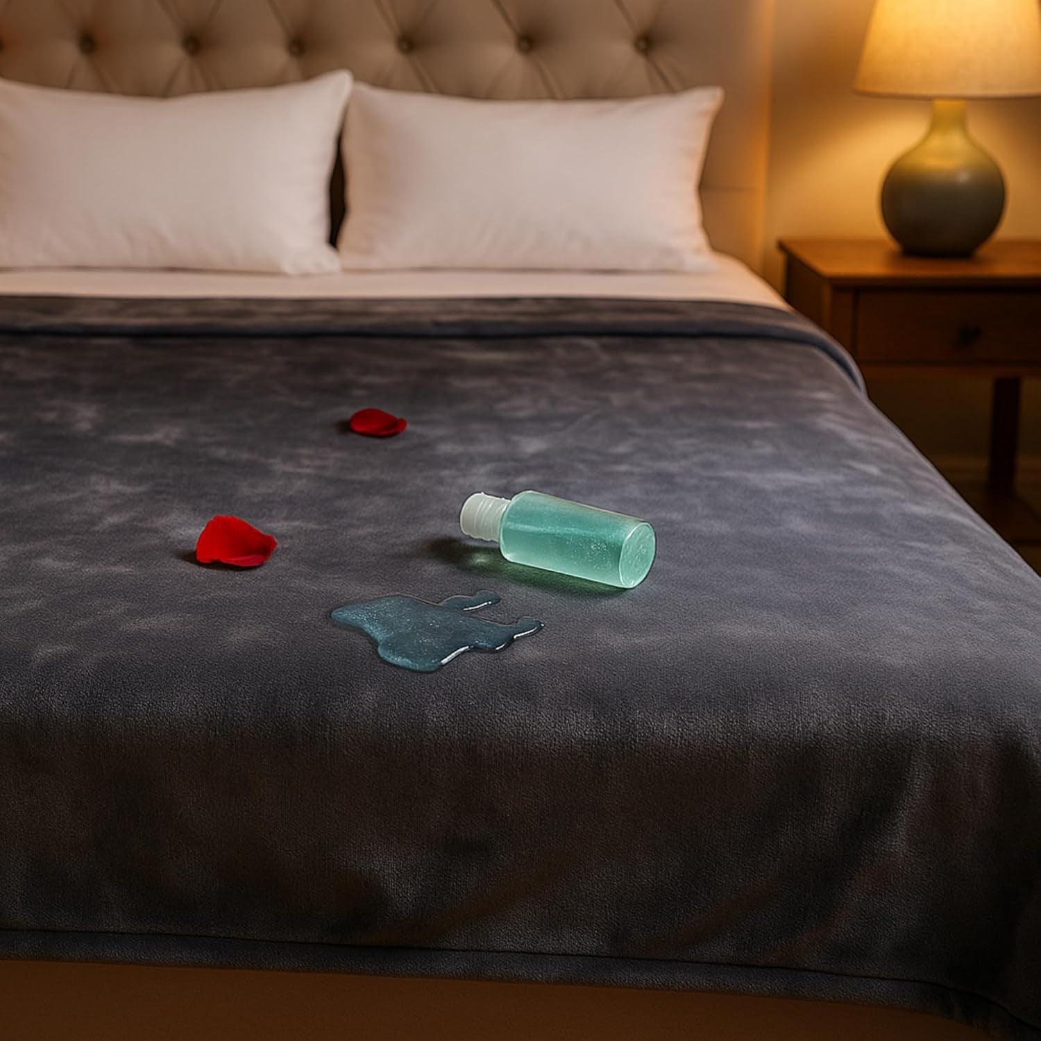 Sex Sheets Waterproof Queen Size - Sex Blanket to Protect Bed Washable - Couples Blanket for Squirting Blanket - Squirt Pad for Bed (60X80” Queen Size) Super Soft