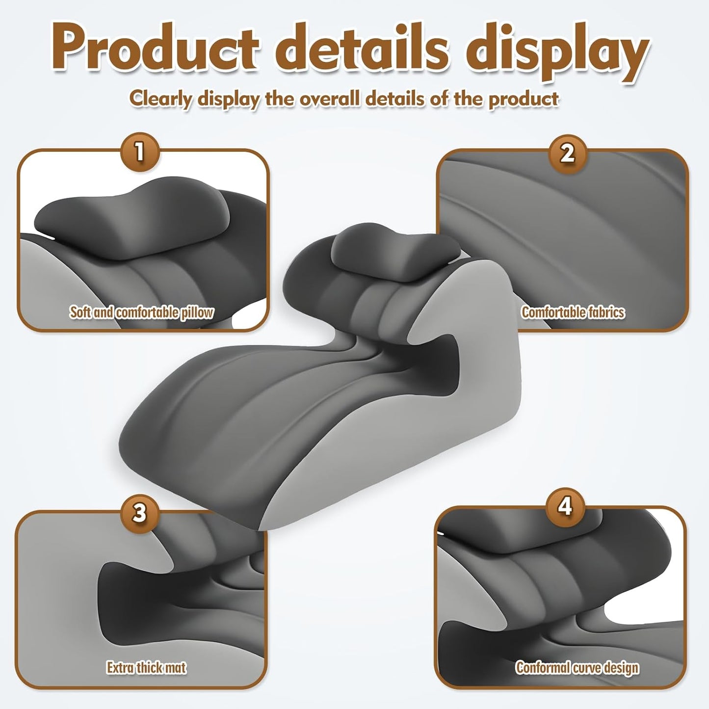 DuskRest Memory Foam Sex Positioning Pillow
