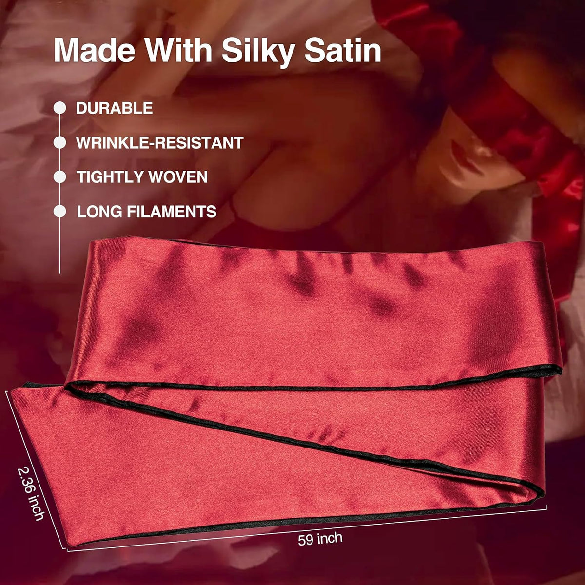 DarkDiscipline Leather Spanking Paddle and Blindfold Set for BDSM