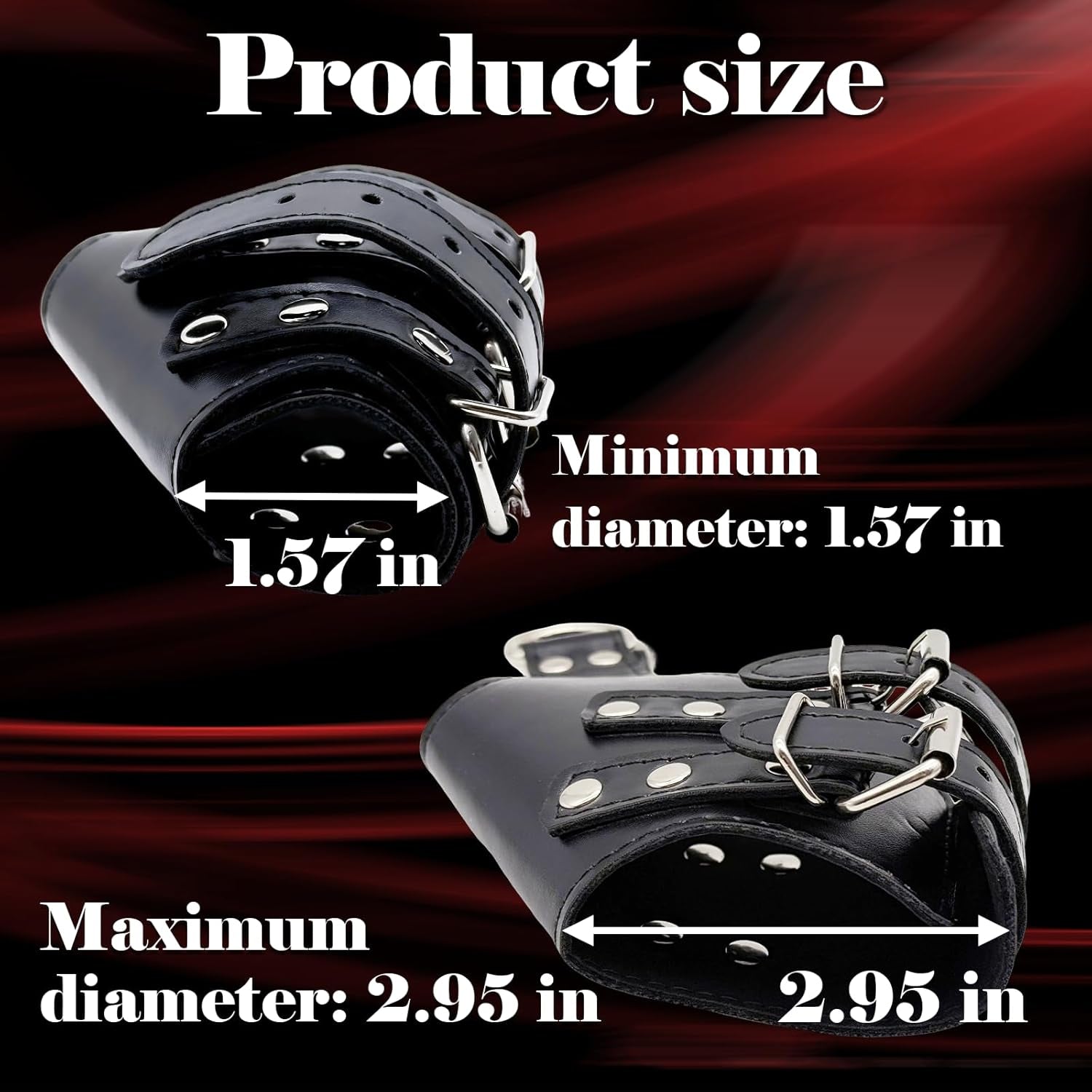 OverHead Leather Suspension Cuffs – Overhead Bondage Restraints