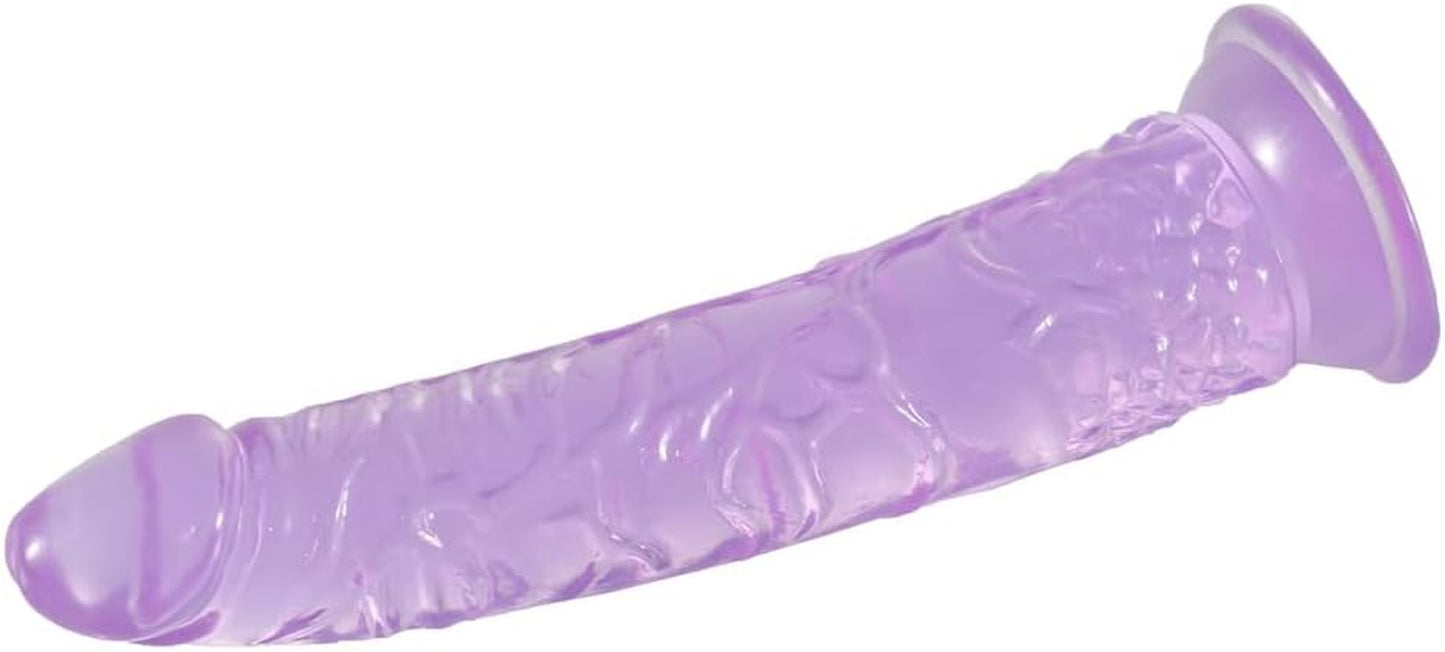 LaceAllure Realistic Strap-On Dildo | 7.8" Removable, 3 O-Rings 