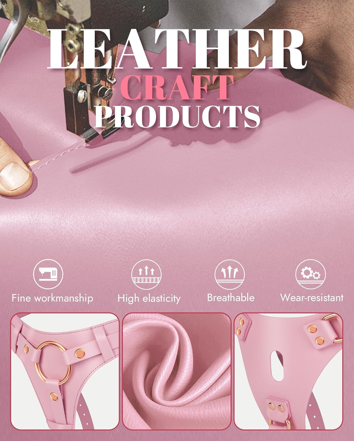 PerfectMatch Strap-On Harness – 6 Rings, Adjustable