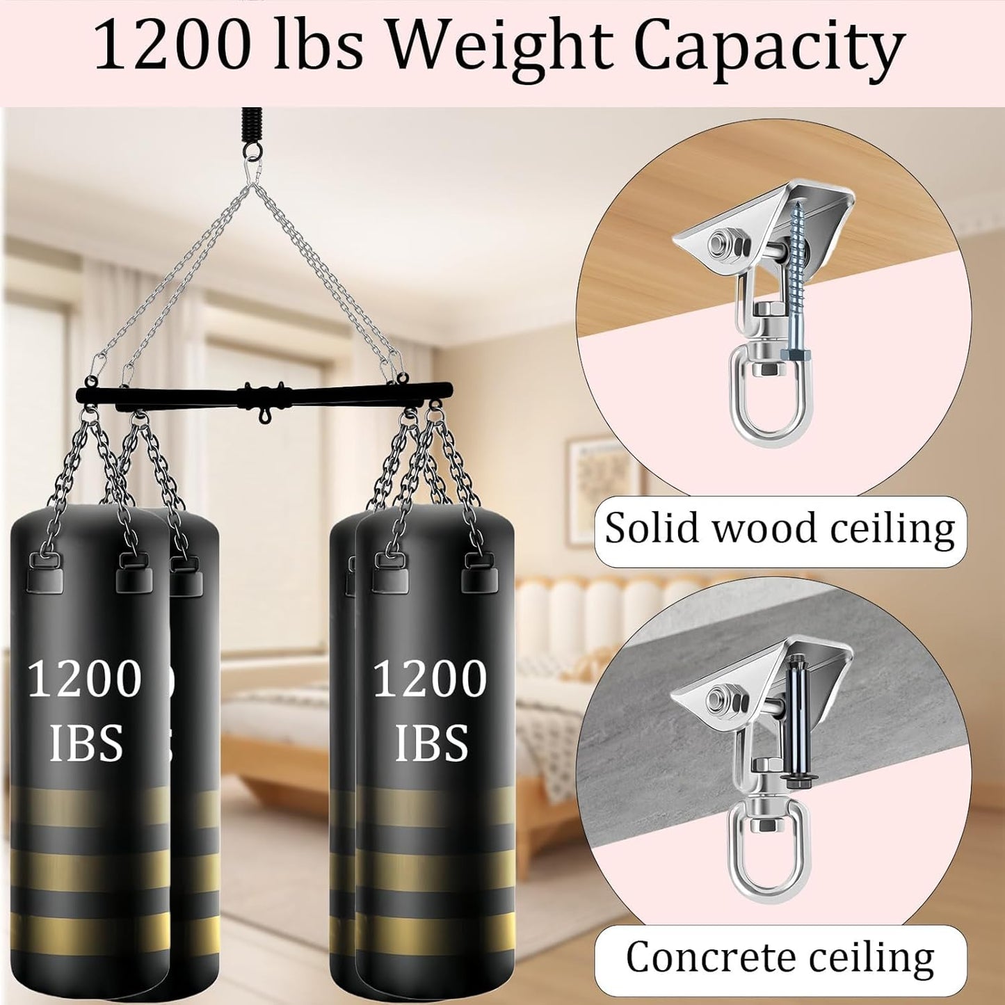 SkyThrone Premium 800 lb 360° BDSM Sex Swing