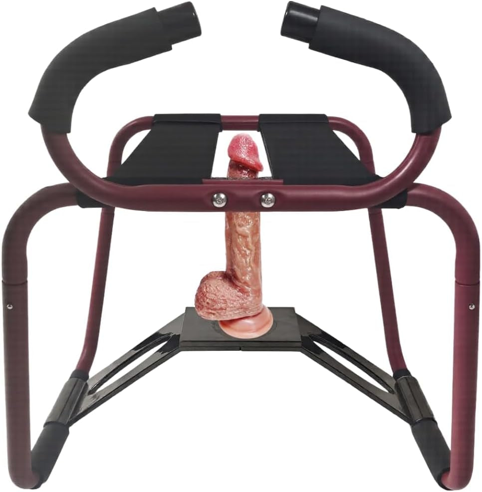 MerlotMuse Sex Chair with Handrail & Dildo