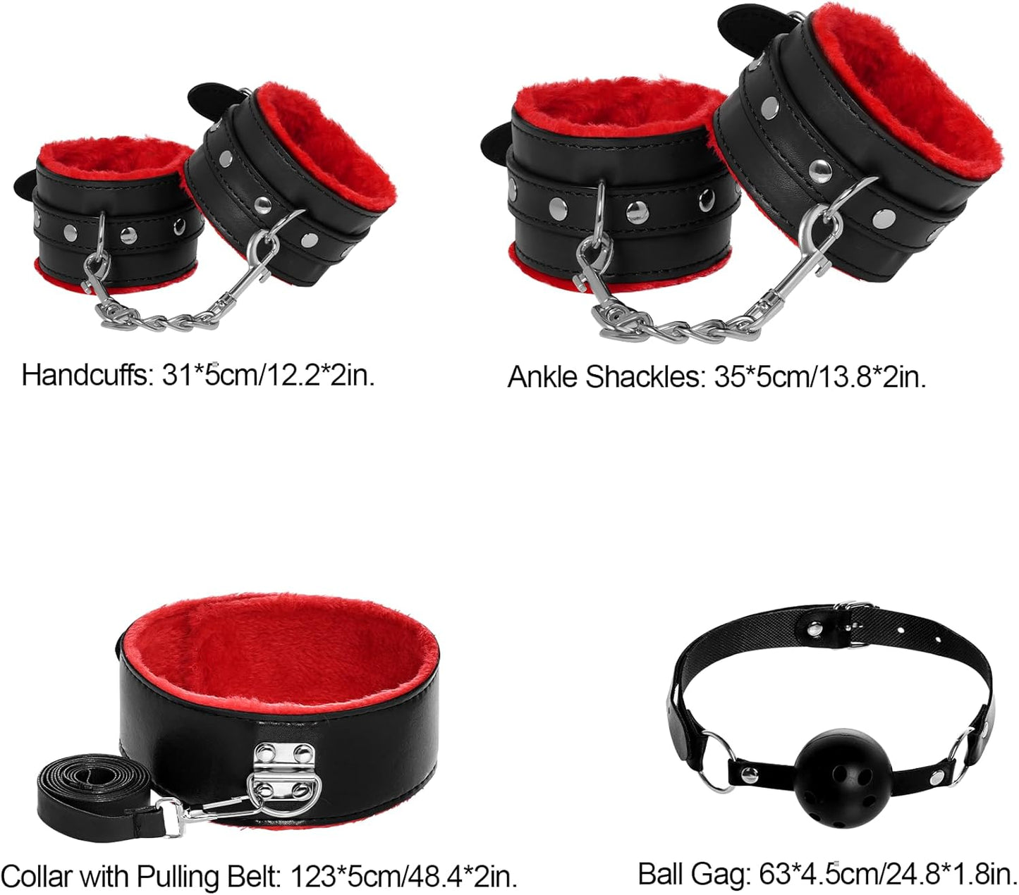 ViceRouge 12-Piece BDSM Bondage Kit