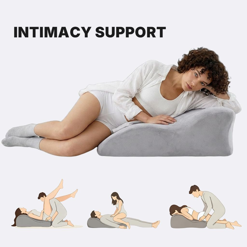TotalEclipse 27° Sex Wedge Pillow | Cooling Memory Foam Support Cushion