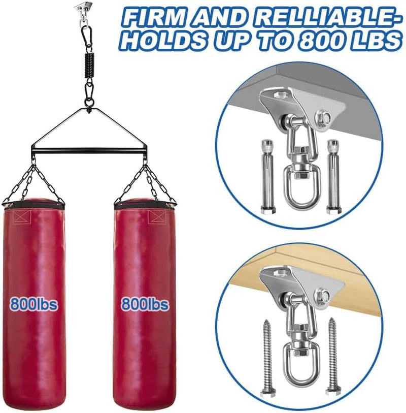 TriArc 360° Sex Swing | Ceiling BDSM Sling with Soft Pads
