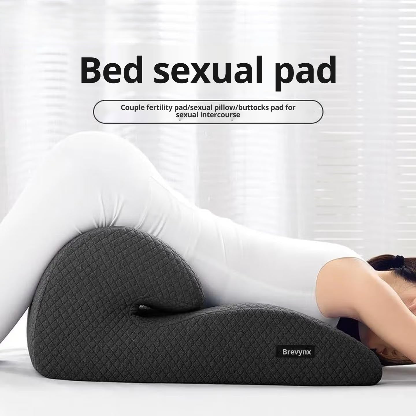 NoctisDream 24" Memory Foam Sex Wedge Pillow | Support for Couples