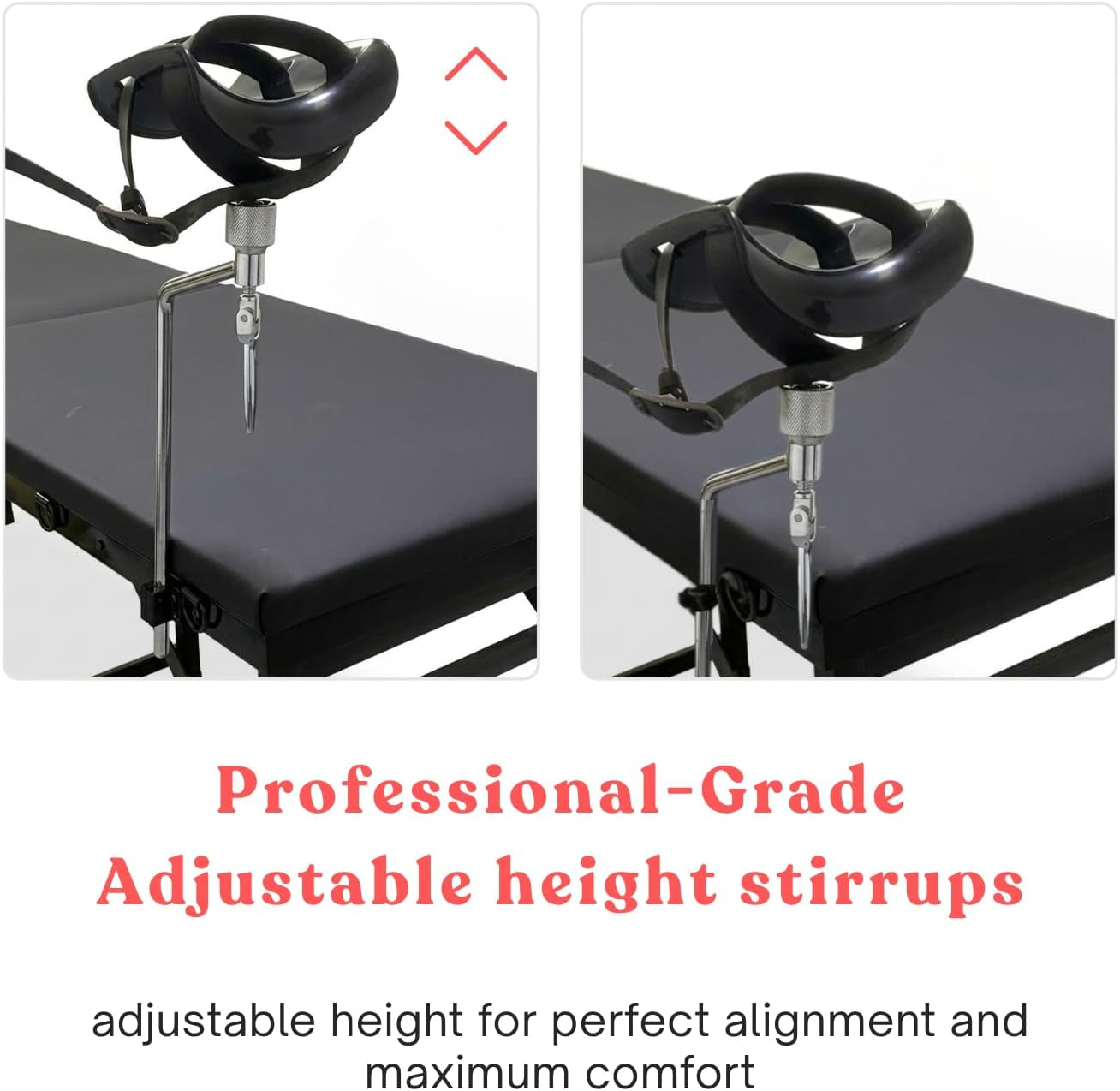 DuskAnchor Sex Positioning Table with Stirrups & Anchors