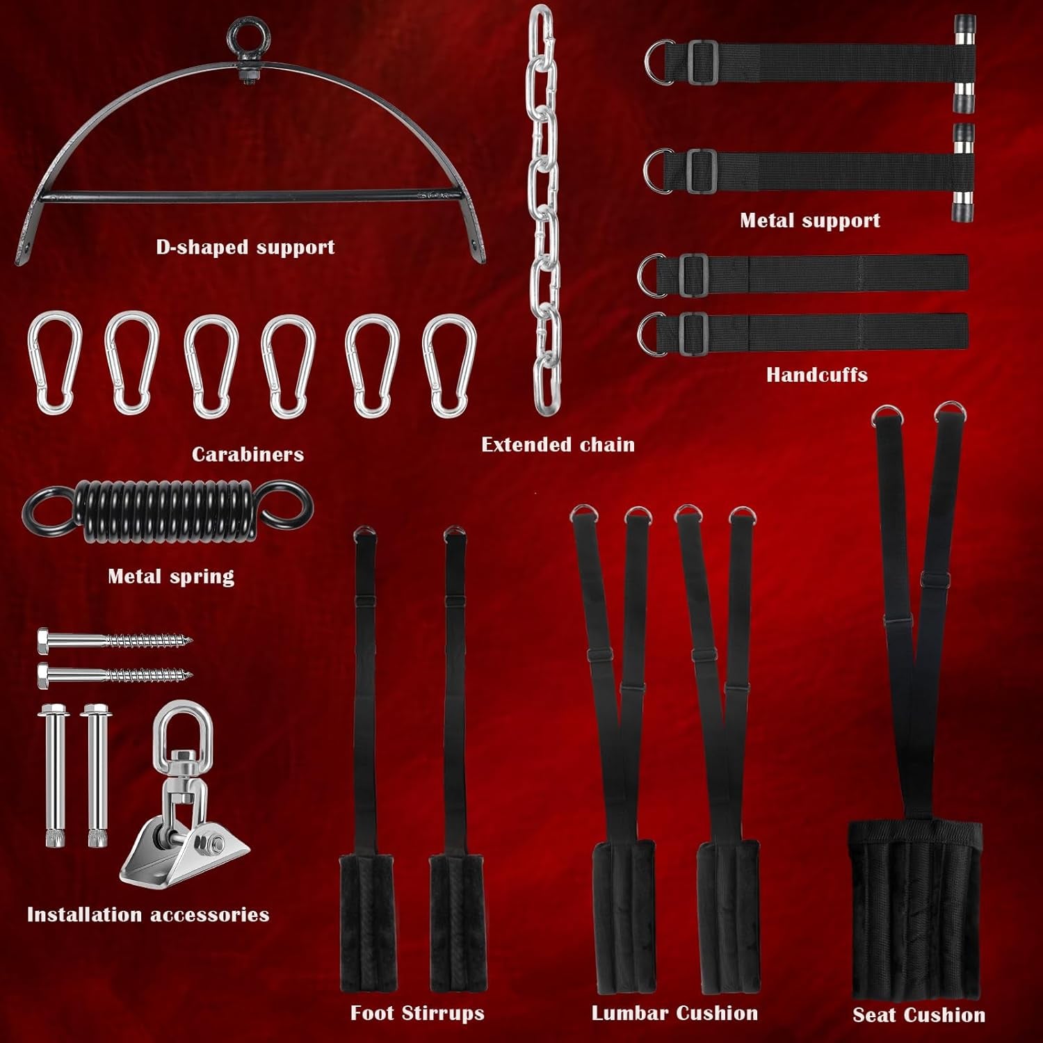 OrbitVice 360° Sex Swing | Ceiling & Door BDSM Swing
