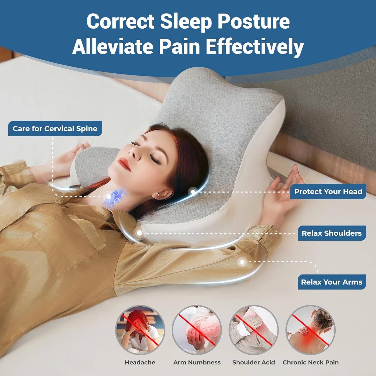SilkLift Sex Position Memory Foam Wedge Pillow