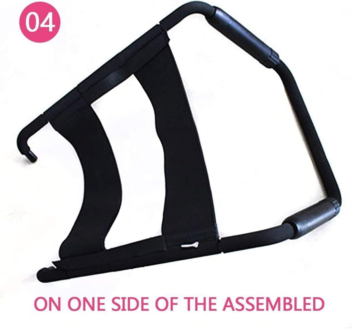 Adjustable Folding Chair Position Assist Chair Portable Couples Stool Detachable Stool Elastic Furniture for Bedroom Bathroom Bear Weight up to 300 Pounds