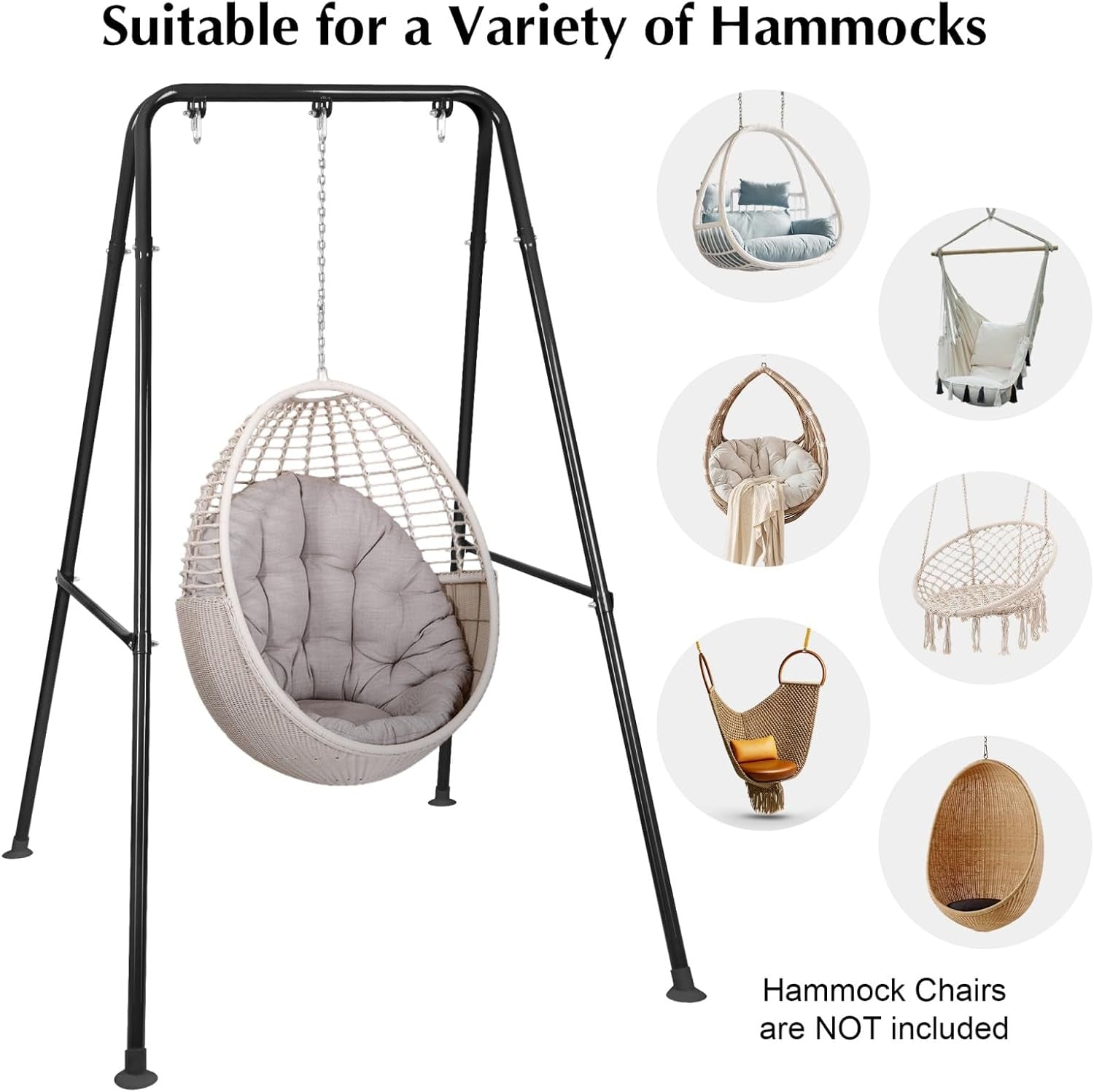 NightHook Sex Swing Stand | 330 lb Portable Steel Frame