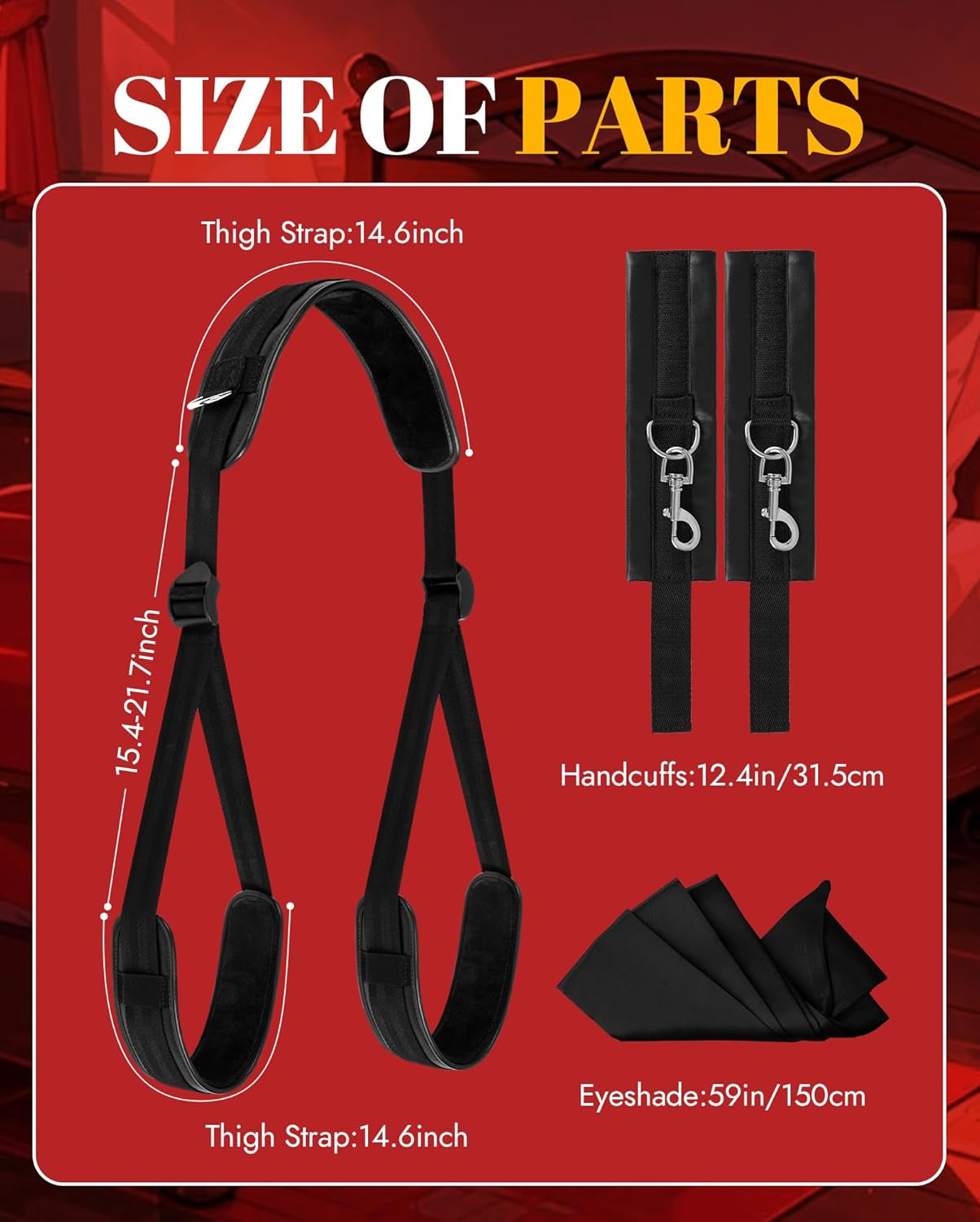 EclipseX BDSM Sex Sling Restraint Kit