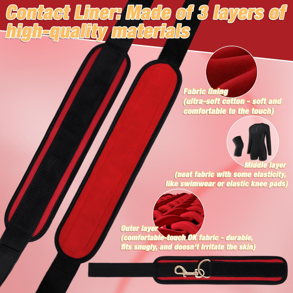 BDSM Bondage Set for Couples, Beginner Sex Toys & Restraint Gear Tools