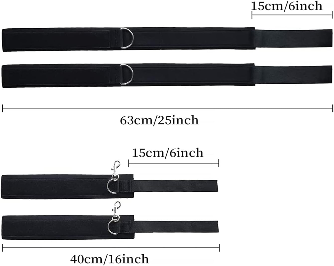NightKneel Wrist & Thigh Cuff Restraint Set