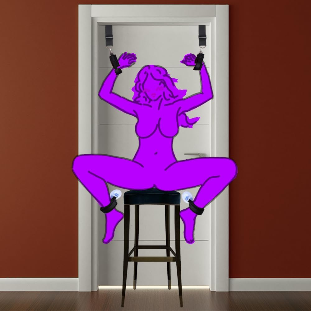 BlackArc Door Sex Swing | Plush Padded Bondage Swing Seat Kit