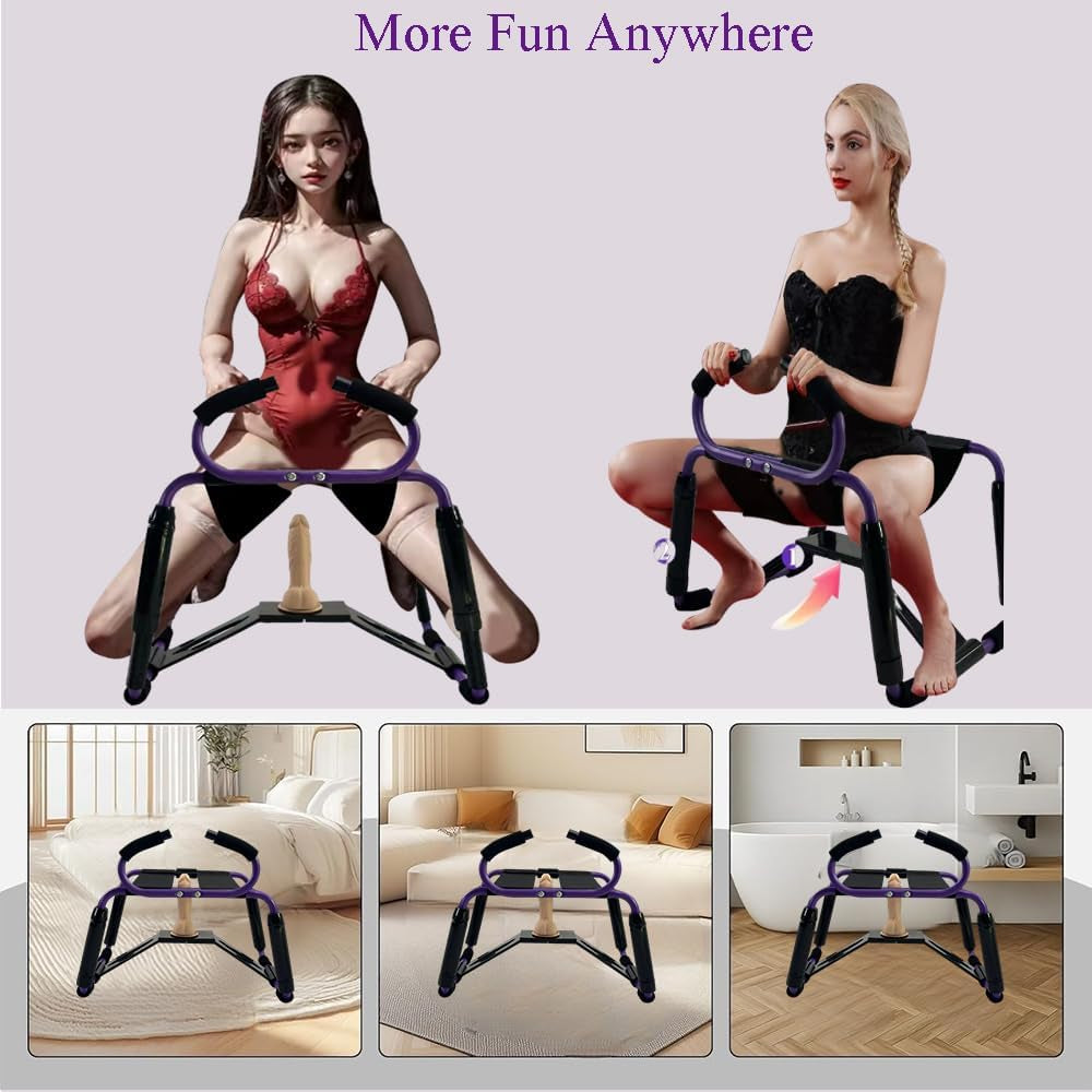 DominaFlex Adjustable Sex Chair with Dildo